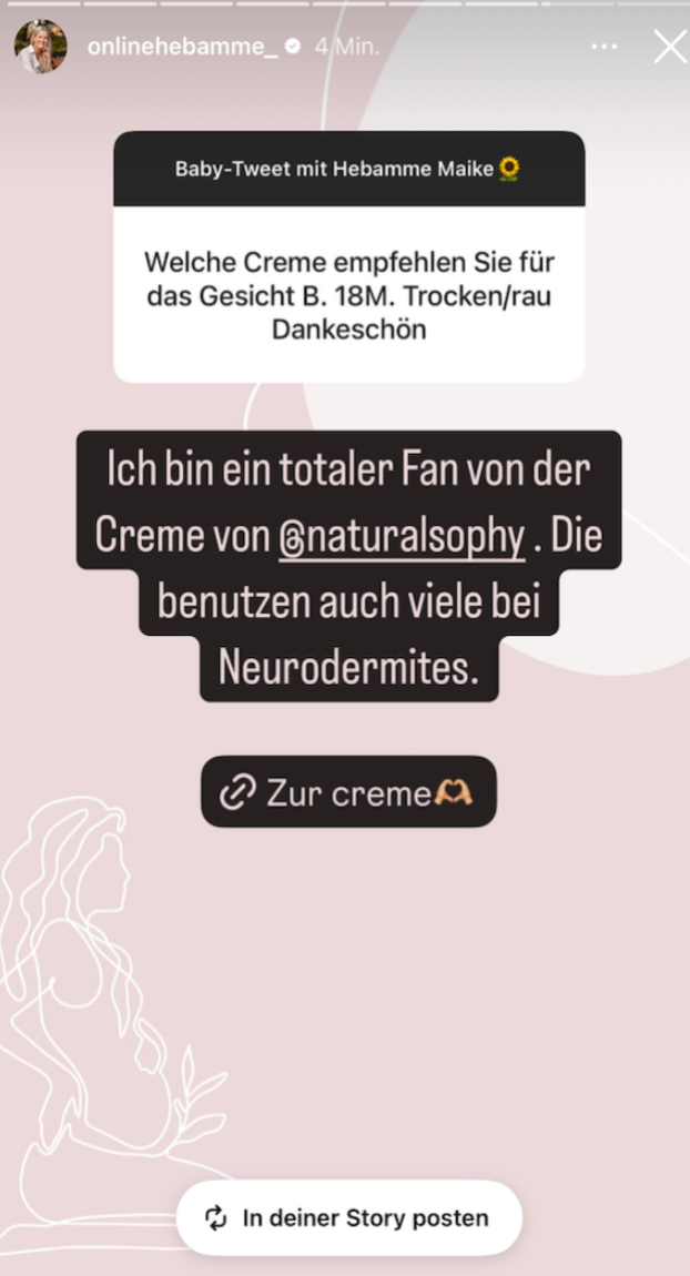 Bio Babycreme | sanfte wasserfreie Bio-Hautpflege für empfindliche Babyhaut | Regeneration & extrem trockene Haut