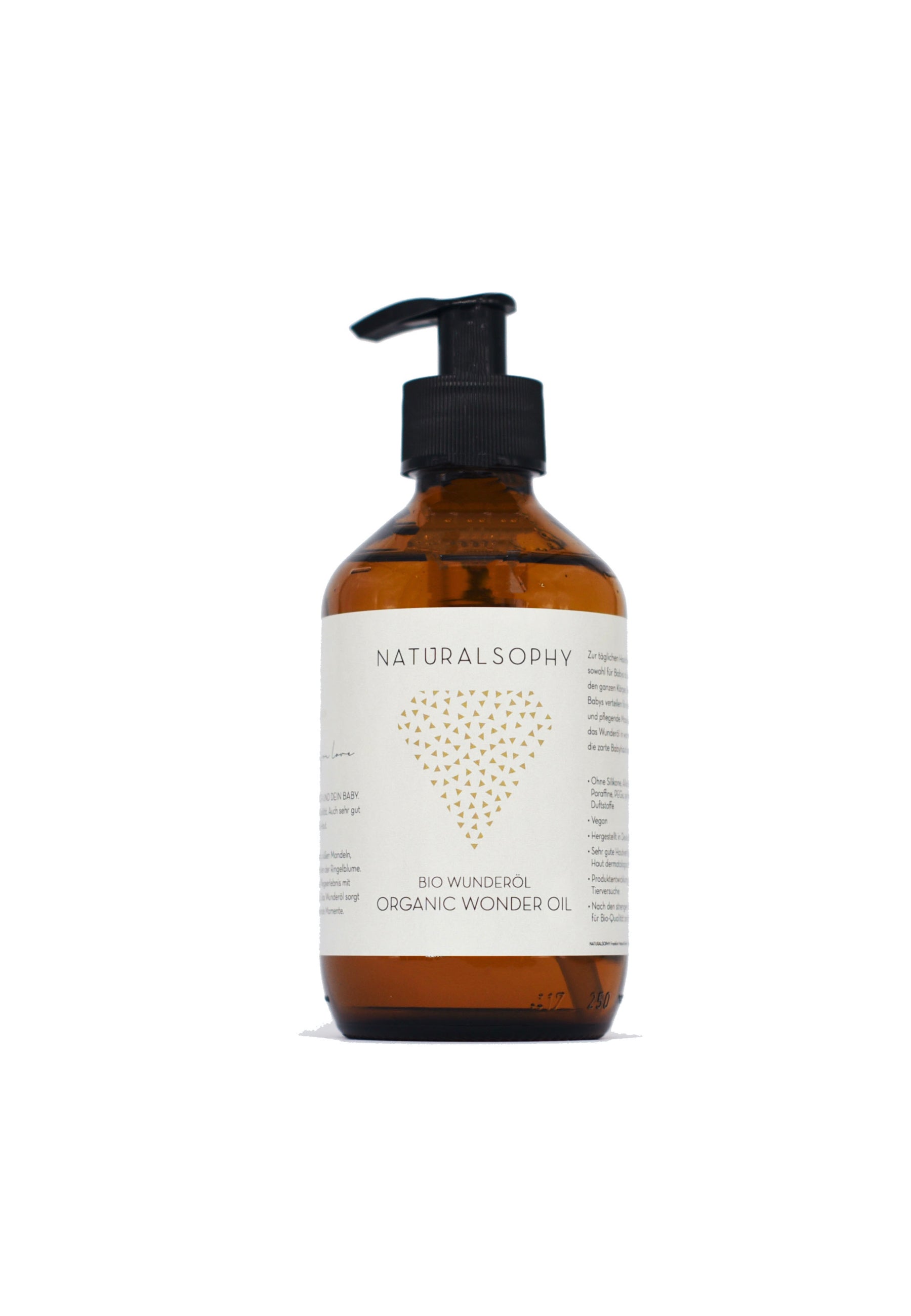Bio Babyöl Organic Wonder Oil - vielseitiges Bio Pflegeöl für Babyhaut  | schnell einziehend & nährend  | Naturalsophy