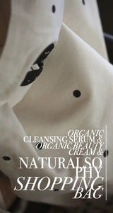 Bio-Pflege-Komplettset: Organic Cleansing Serum, Organic Beauty Cream & Naturalsophy Tasche in Schwarz