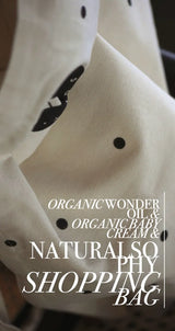 Bio Familienpflege-Set: Organic Wonder Oil 50ml, Organic Baby Cream & Naturalsophy Tasche in Schwarz
