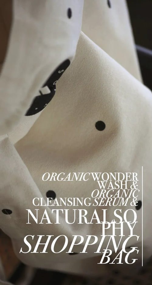 Bio Familienpflege & Lifestyle Paket: Wonder Wash, Reinigungs-Serum & Naturalsophy Tasche